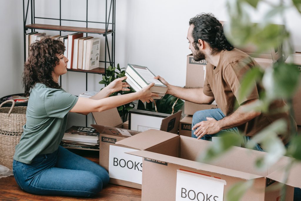 Packing books